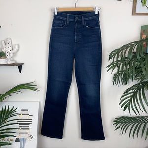Mother The Dazzler Mid Rise Ankle Straight Jeans